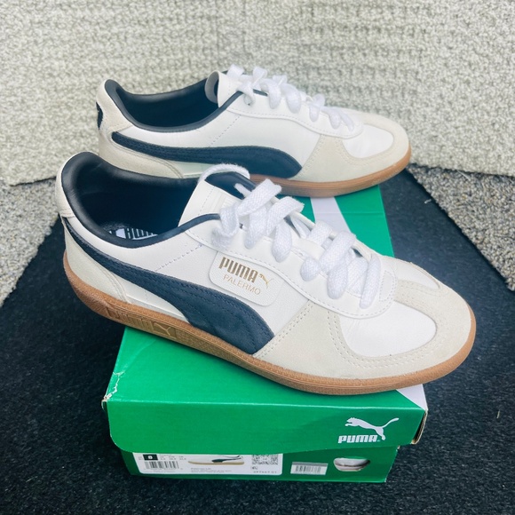 Puma Palermo Leather White - vapor grey - gum - Picture 6 of 10